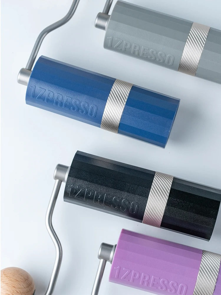 1Zpresso Q Air Kahve Değirmeni – Mor / Siyah / Mavi / Gri – Ayarlanabilir Öğütme, Taşınabilir