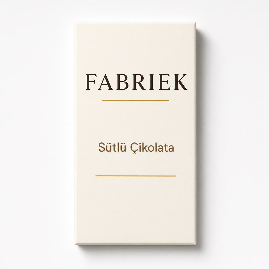 FABRIEK sütlü çikolata tableti