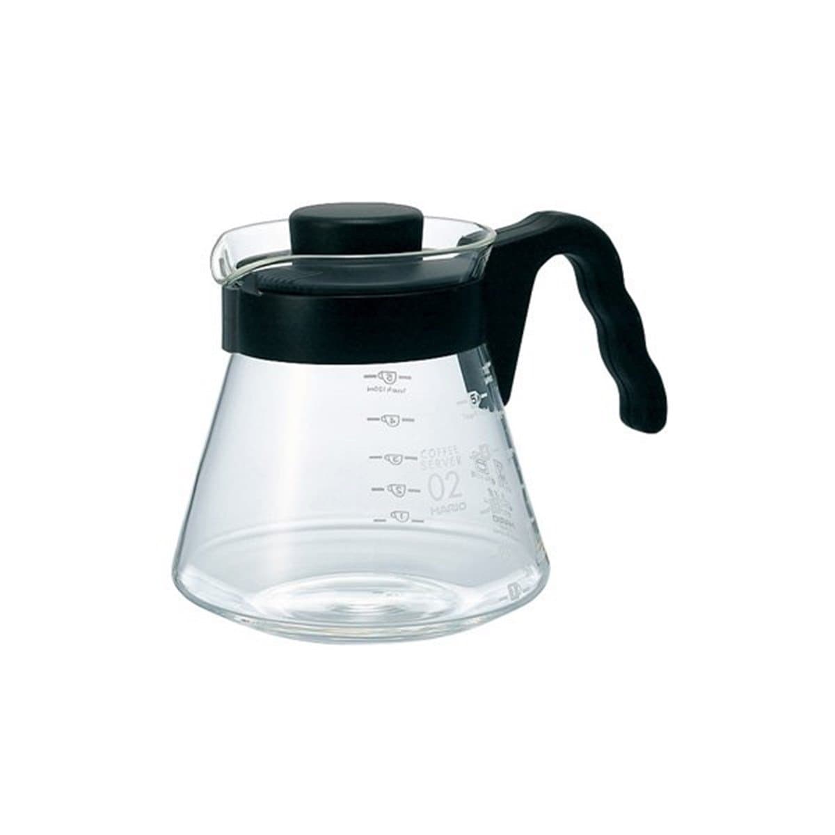 Hario V60 02 Drip Kahve Servis Sürahisi – 700 ml Isıya Dayanıklı Cam, Japonya Üretimi