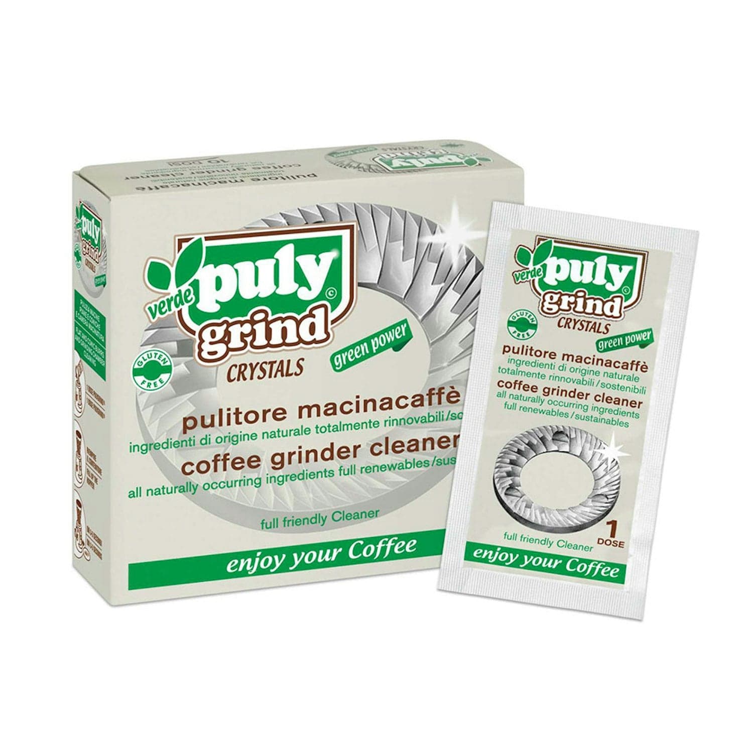 Puly Grind Kahve Öğütücü Temizleme Tozu | 10’lu Paket – Fabriek Coffee