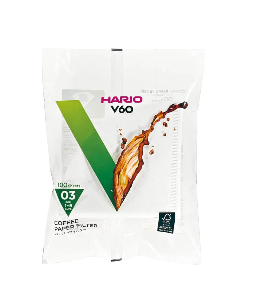 Hario V60 03 Dripper Filtresi (100 adet)