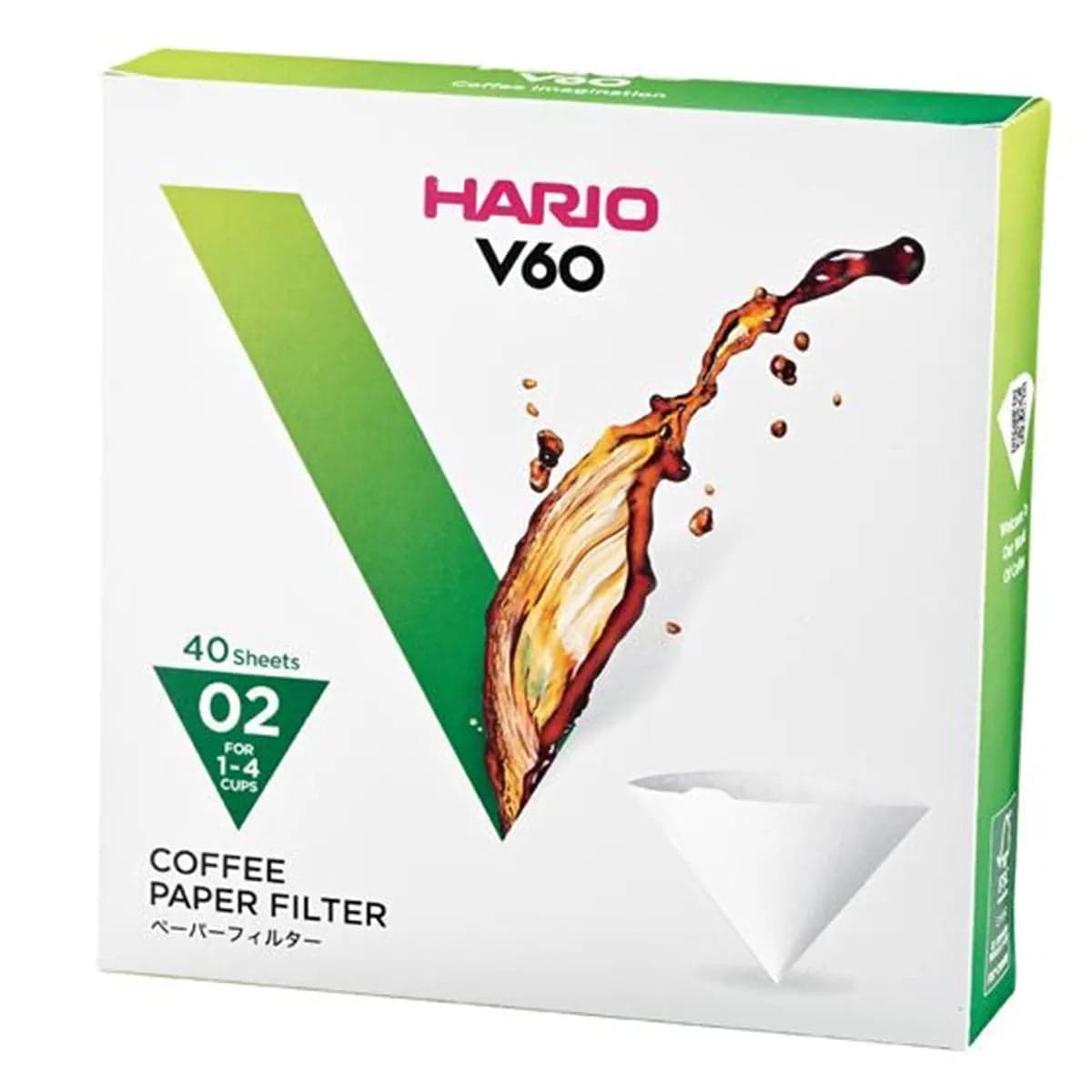 Hario V60 02 Dripper Filtresi (40 Adet)