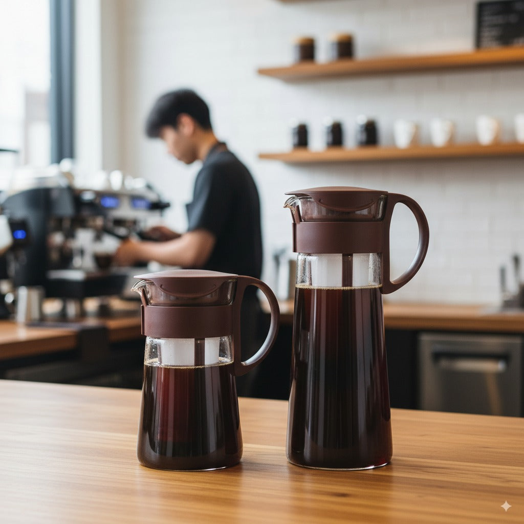 Hario Mizudashi Soğuk Demleme Sürahisi Kahverengi | 600 ml & 1000 ml Cold Brew Pot