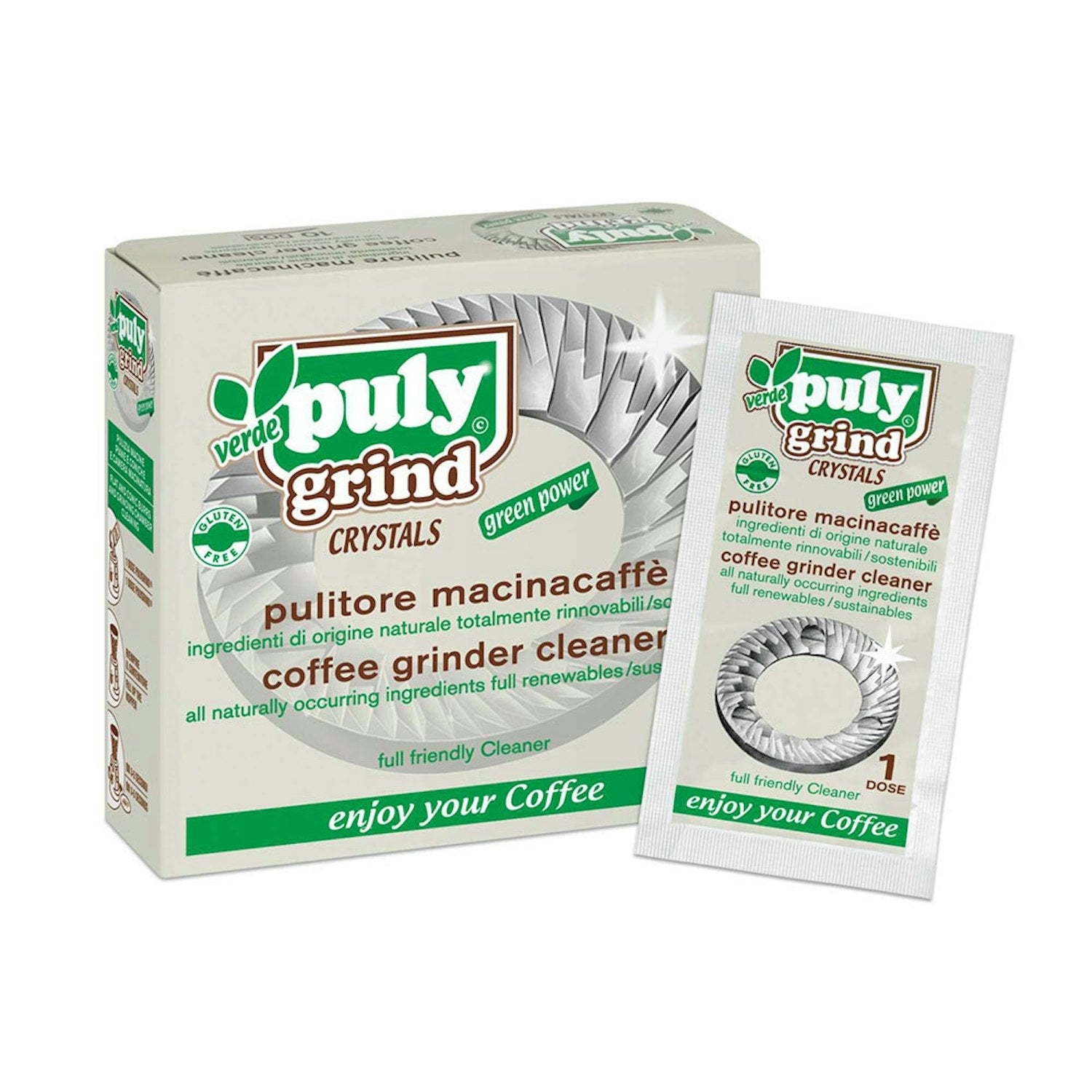 Puly Grind Kahve Öğütücü Temizleme Tozu | 10’lu Paket – Fabriek Coffee