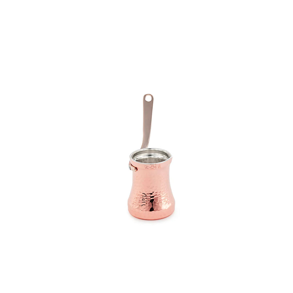 SOY Cezve C2 – El Yapımı Bakır Türk Kahvesi Cezvesi (Profesyonel, 1.5 mm) Sağ