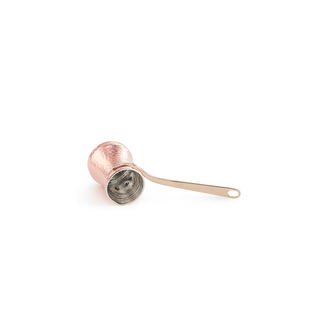 SOY Cezve C2 – El Yapımı Bakır Türk Kahvesi Cezvesi (Profesyonel, 1.5 mm) Sağ