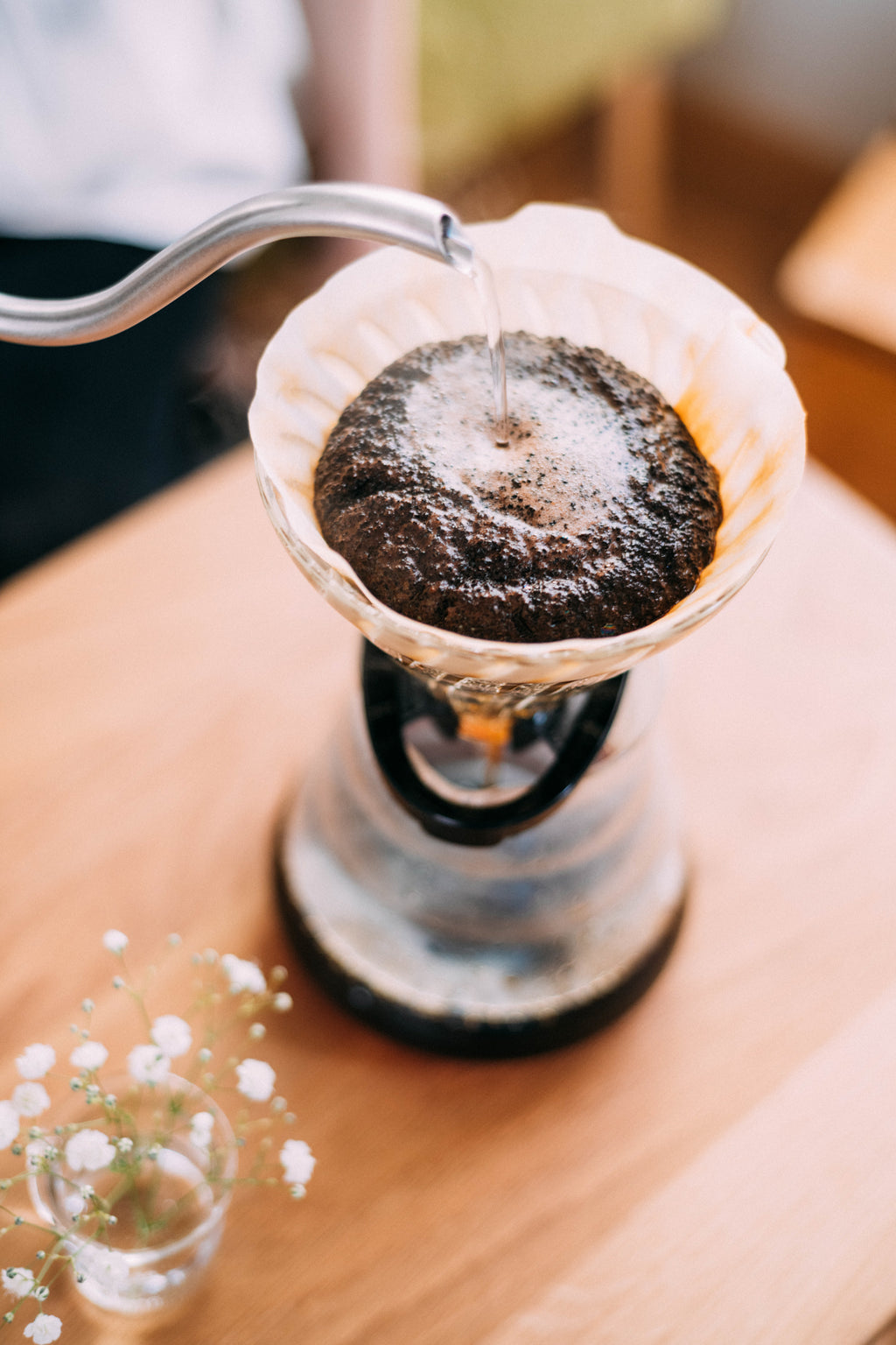Hario V60 02 Cam Dripper Siyah | Isıya Dayanıklı Cam Kahve Demleyici