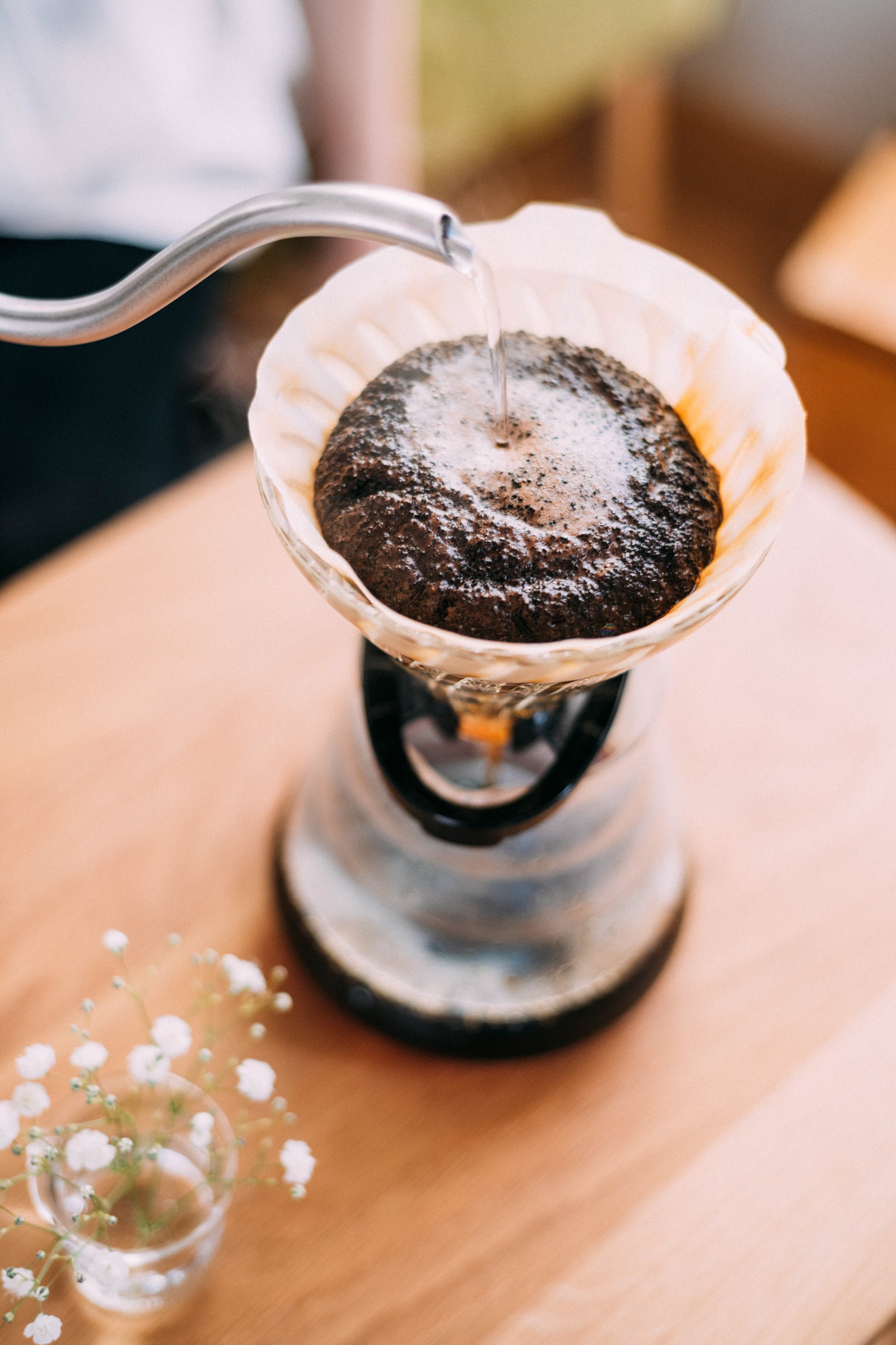 Hario V60 02 Cam Dripper Siyah | Isıya Dayanıklı Cam Kahve Demleyici