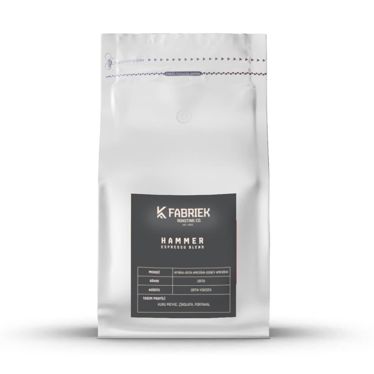 Fabriek Hammer Blend Kahve – Çikolata, Kuru Meyve ve Portakal