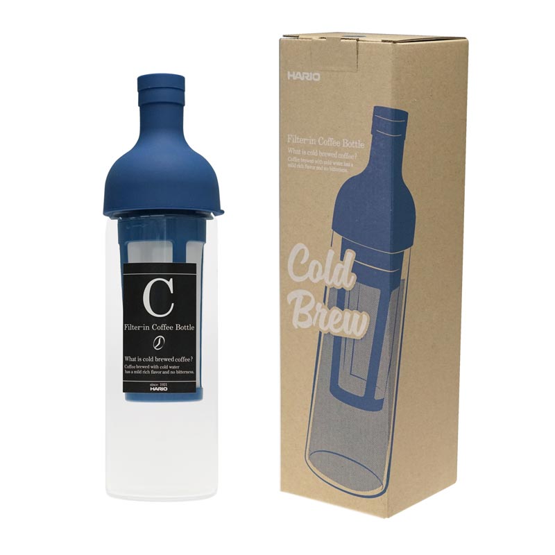 Hario Soğuk Demleme Filtreli Şişe 650 ml | Mavi, Vişne, Mocca, Siyah, Yeşil