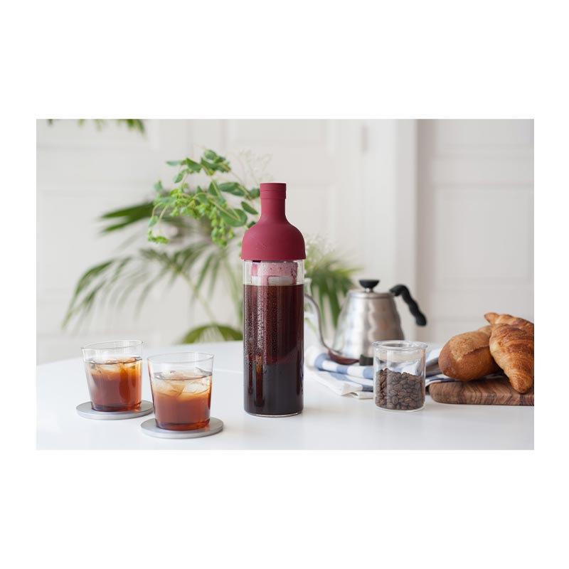 Hario Soğuk Demleme Filtreli Şişe 650 ml | Mavi, Vişne, Mocca, Siyah, Yeşil