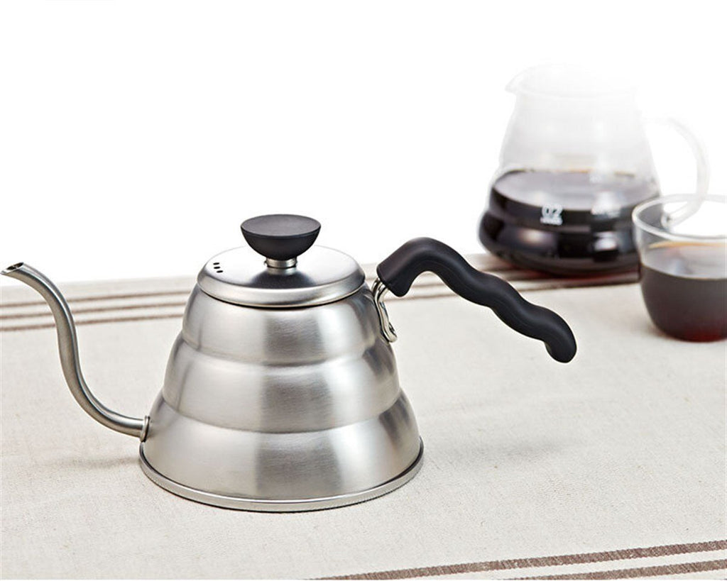 Hario V60 Buono Drip Kettle 1.0 L – Paslanmaz Çelik Gooseneck Demleme Kabı