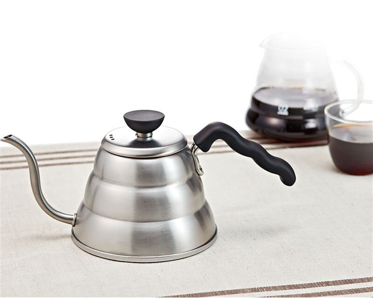 Hario V60 Buono Drip Kettle 1.0 L – Paslanmaz Çelik Gooseneck Demleme Kabı